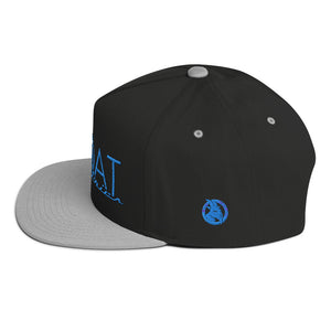 BLUE LOGO FLAT BILL