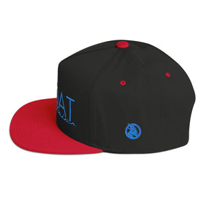 BLUE LOGO FLAT BILL