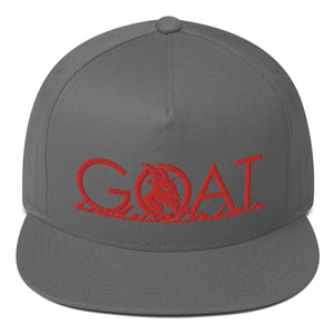 RED LOGO FLAT BILL