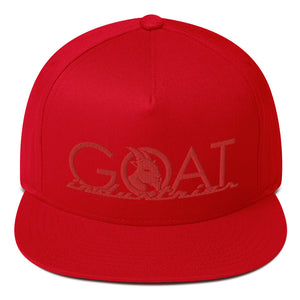 RED LOGO FLAT BILL