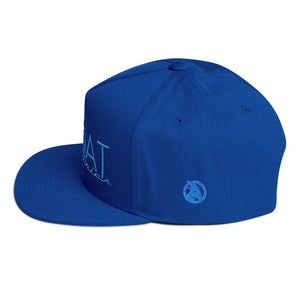 BLUE LOGO FLAT BILL