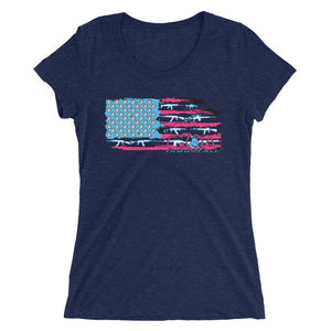 Armed Girlie Ladies' Form Fitting T