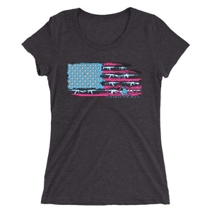 Armed Girlie Ladies' Form Fitting T