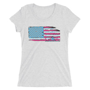 Armed Girlie Ladies' Form Fitting T